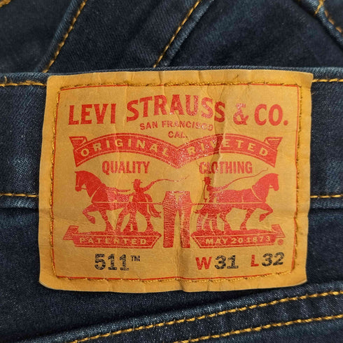 リーバイス Levis 511 インディゴストレートデニムパンツ メンズ US:30-31
