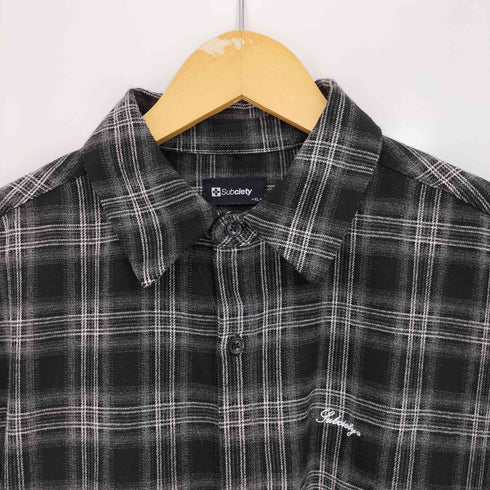 サブサエティ Subciety Essential check shirt メンズ JPN:XL