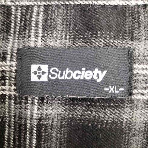 サブサエティ Subciety Essential check shirt メンズ JPN:XL