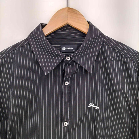 サブサエティ Subciety Essential stripe shirt メンズ JPN:L