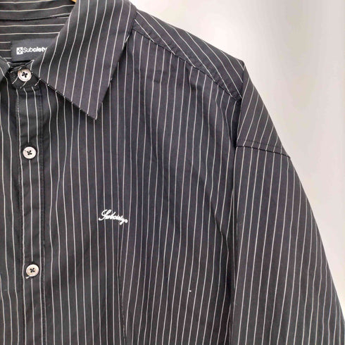 サブサエティ Subciety Essential stripe shirt メンズ JPN:L