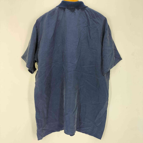 PURE SILK 100% S/Sポロシャツ american casual メンズ XL