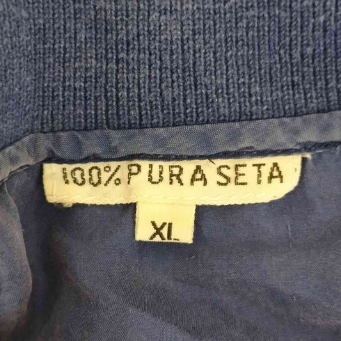 PURE SILK 100% S/Sポロシャツ american casual メンズ XL