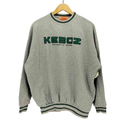 ケボズ KEboz ロゴクルーネックスウェット メンズ JPN:M