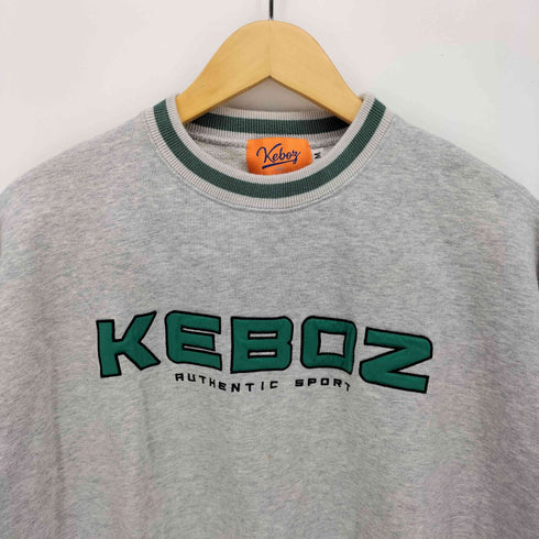 ケボズ KEboz ロゴクルーネックスウェット メンズ JPN:M