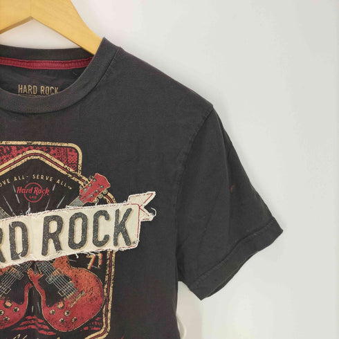 ハードロックカフェ Hard Rock Cafe クルーネックTシャツ レディース import:S