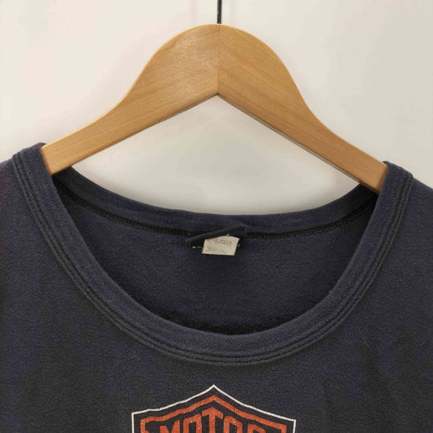 ハーレーダビッドソン HARLEY-DAVIDSON ラメプリントTシャツ レディース import:XL