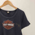 ハーレーダビッドソン HARLEY-DAVIDSON ラメプリントTシャツ レディース import:XL