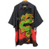 K.A.D 知った冬の夜 両面プリントS/S開襟シャツ 龍 american casual メンズ 2XL