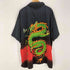 K.A.D 知った冬の夜 両面プリントS/S開襟シャツ 龍 american casual メンズ 2XL