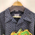K.A.D 知った冬の夜 両面プリントS/S開襟シャツ 龍 american casual メンズ 2XL