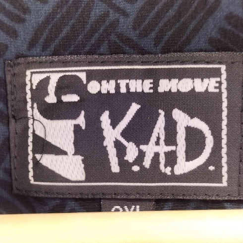 K.A.D 知った冬の夜 両面プリントS/S開襟シャツ 龍 american casual メンズ 2XL