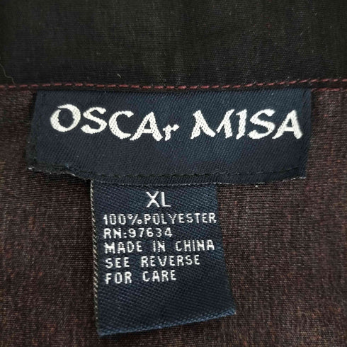 OSCAr MISA ドラゴンプリント 半袖総柄シャツ american casual メンズ import:XL