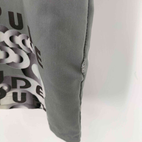 英字 幾何学 プリントS/S開襟シャツ american casual メンズ 2XL