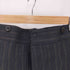 30-40S Japan Vintage a.de clerck toulouse ボタンフライ サスペンダーボタン 針付 シンチバック ストライプ センタープレス テーパード スラックス パンツ トラウザー メンズ