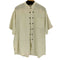 LARA ETHNICS 2連ボタンバンドカラーS/Sシャツ american casual メンズ 3XL