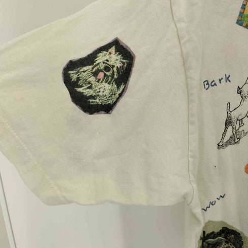 rel e vant products 90s 犬プリント クルーネックTシャツ メンズ import:L