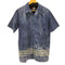 LIBERTO 裾プリント タイダイS/S開襟シャツ american casual メンズ XL