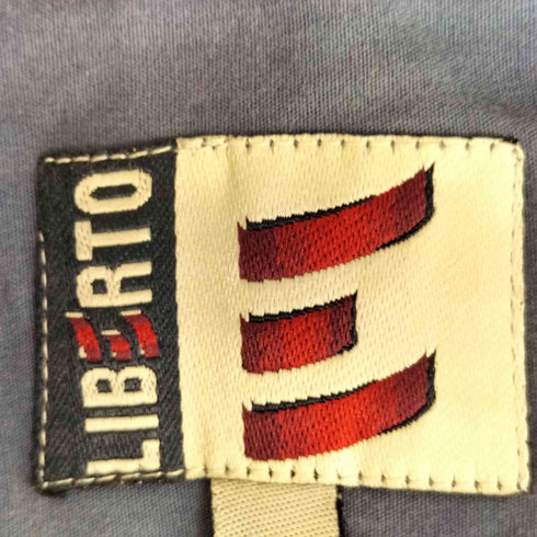 LIBERTO 裾プリント タイダイS/S開襟シャツ american casual メンズ XL