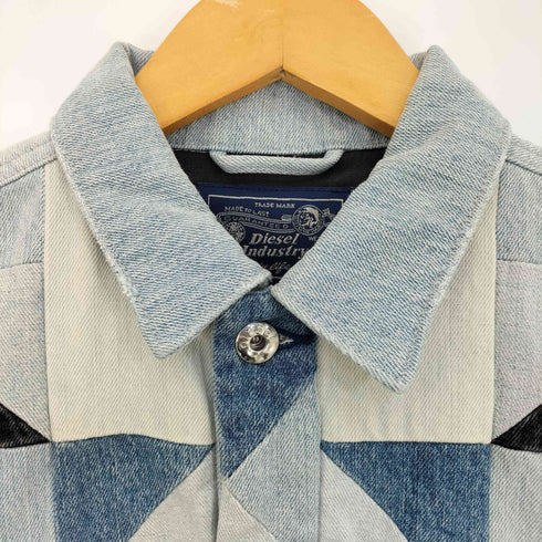 ディーゼル DIESEL パッチワークデニムジャケット レディース import:XS