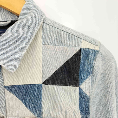 ディーゼル DIESEL パッチワークデニムジャケット レディース import:XS