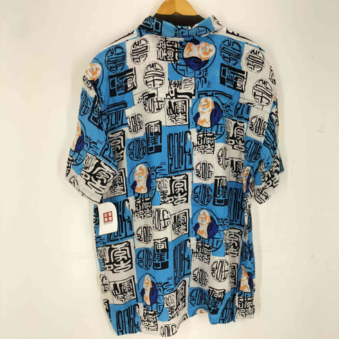 K.A.D. CLOTHING 総柄プリントS/S開襟シャツ american casual メンズ L