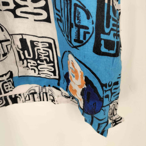 K.A.D. CLOTHING 総柄プリントS/S開襟シャツ american casual メンズ L