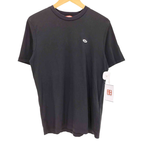 ディーゼル DIESEL T-JUST-DOVAL-PJ ロゴ刺繍 クルーネック 半袖Tシャツ メンズ import:XS