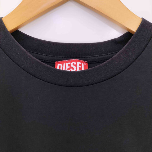 ディーゼル DIESEL T-JUST-DOVAL-PJ ロゴ刺繍 クルーネック 半袖Tシャツ メンズ import:XS