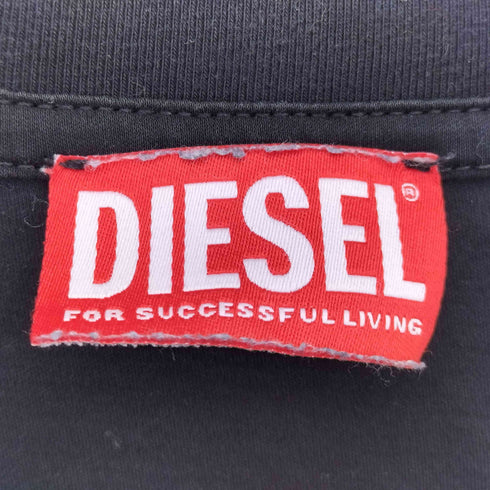 ディーゼル DIESEL T-JUST-DOVAL-PJ ロゴ刺繍 クルーネック 半袖Tシャツ メンズ import:XS