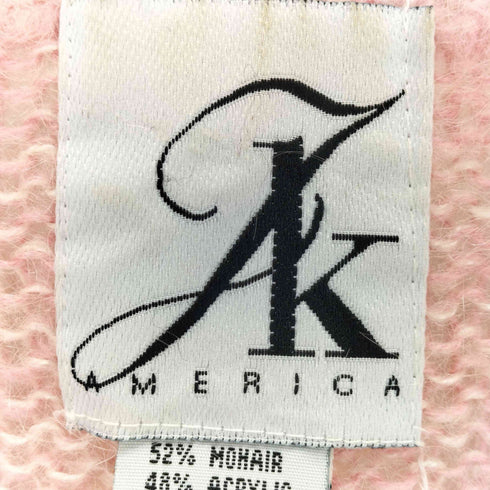 JK America Vネック モヘアアクリル アーガイルニット メンズ 14/16