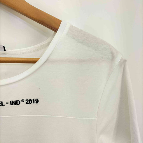 ディーゼル DIESEL ロゴ刺繍 半袖ワンピース レディース import:XS