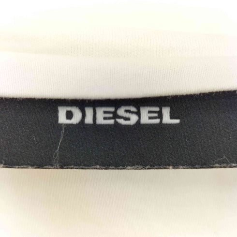 ディーゼル DIESEL ロゴ刺繍 半袖ワンピース レディース import:XS