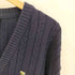 シュミーズラコステ CHEMISE LACOSTE 70-80s ロゴ刺繍 ケーブルニット カーディガン メンズ 8