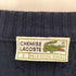 シュミーズラコステ CHEMISE LACOSTE 70-80s ロゴ刺繍 ケーブルニット カーディガン メンズ 8