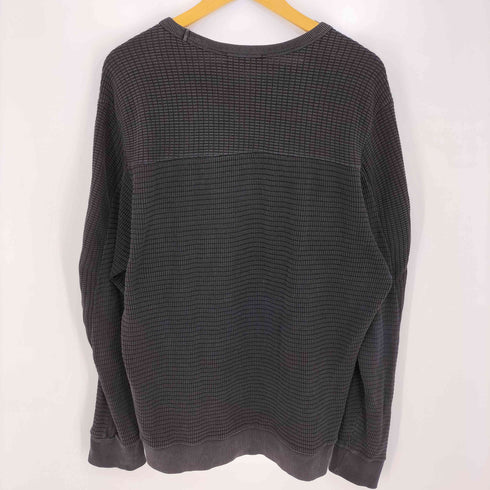 ディーゼル DIESEL 前V ワッフル クルーネックスウェット メンズ import:XXL