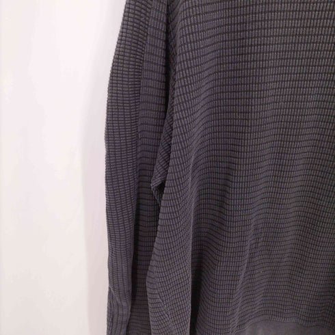 ディーゼル DIESEL 前V ワッフル クルーネックスウェット メンズ import:XXL