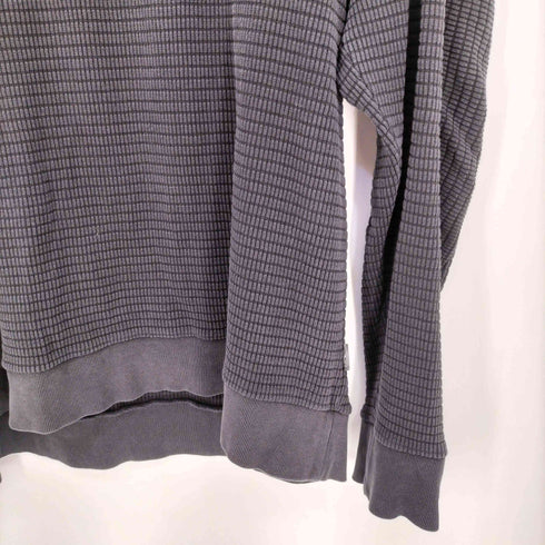 ディーゼル DIESEL 前V ワッフル クルーネックスウェット メンズ import:XXL