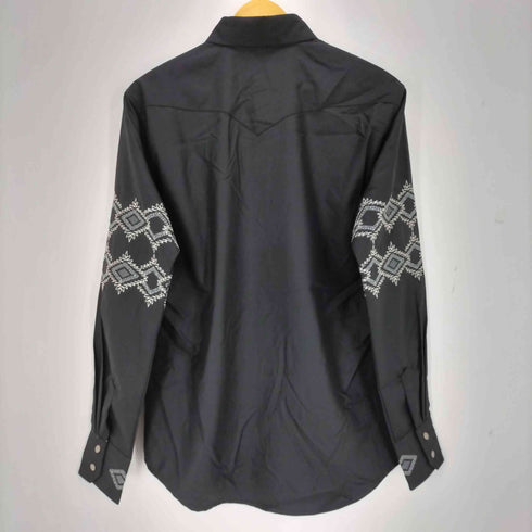 J.L FOX 刺繍デザインL/Sウエスタンシャツ american casual メンズ M/38