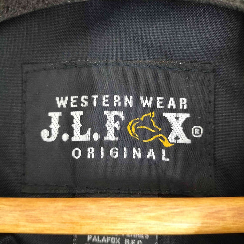 J.L FOX 刺繍デザインL/Sウエスタンシャツ american casual メンズ M/38