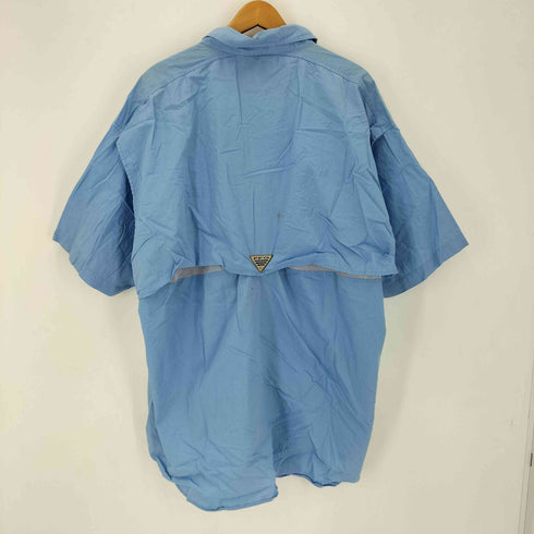 コロンビア Columbia 90-00s PFG 企業ロゴ フィッシングシャツ メンズ import:XXL