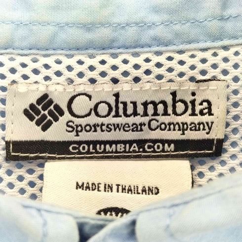コロンビア Columbia 90-00s PFG 企業ロゴ フィッシングシャツ メンズ import:XXL