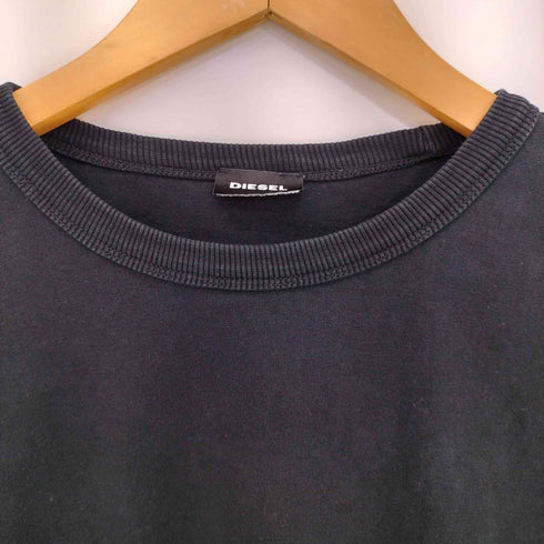 ディーゼル DIESEL T-JUST-LS-BX3 生地切替 クルーネック長袖Tシャツ メンズ import:XXL