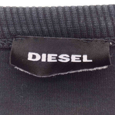 ディーゼル DIESEL T-JUST-LS-BX3 生地切替 クルーネック長袖Tシャツ メンズ import:XXL