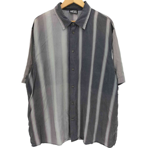 ディーゼル DIESEL S-SING-STRI ストライプ 半袖シャツ メンズ import:XXL