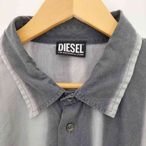 ディーゼル DIESEL S-SING-STRI ストライプ 半袖シャツ メンズ import:XXL