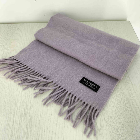バーバリーロンドン BURBERRY LONDON 100% CASHMERE フリンジ ストール レディース