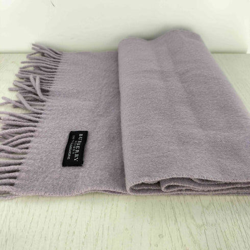 バーバリーロンドン BURBERRY LONDON 100% CASHMERE フリンジ ストール レディース