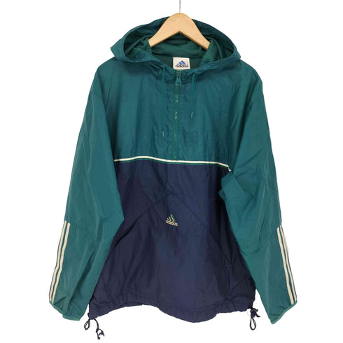 アディダス adidas 90s ナイロン アノラックパーカー メンズ import:L