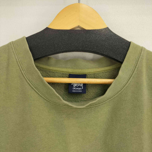 ステューシー Stussy 90s 紺タグ アットマーク クルーネックスウェット メンズ import:XL
